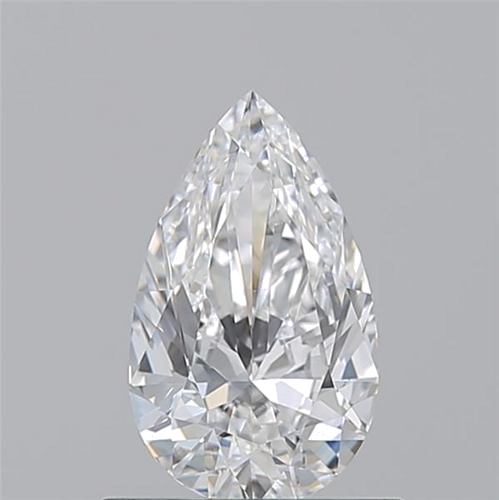 0.6 carat F-VS1 Natūralus Pear Deimantas (1)
