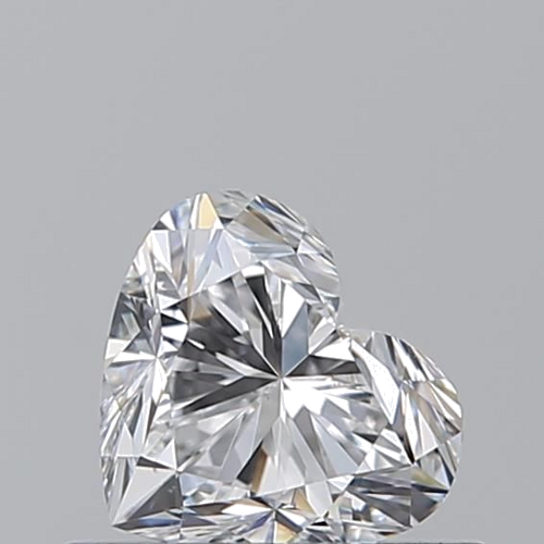 0.5 carat D-VS2 Natūralus Heart Deimantas (1)