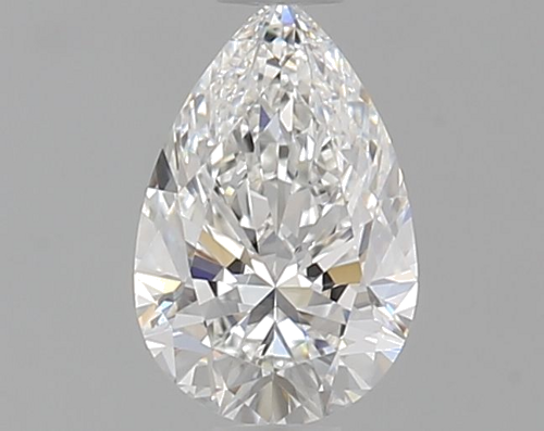 0.5 carat F-VVS1 Natūralus Pear Deimantas (1)