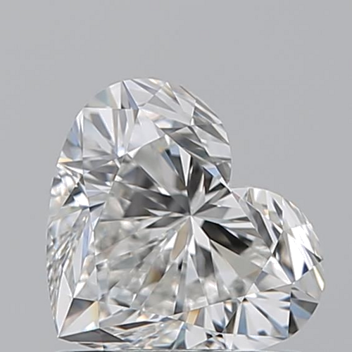 1.03 carat F-VVS2 Natūralus Heart Deimantas (1)