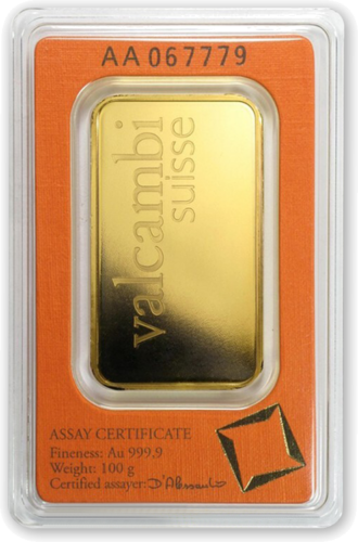 100 g Investment Gold Bar Valcambi (3)