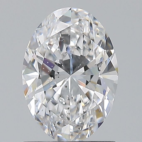0.9 carat D-SI1 Natūralus Oval Deimantas (1)