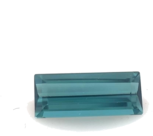 0.45 carat BLUE Baguette Tourmaline (1)