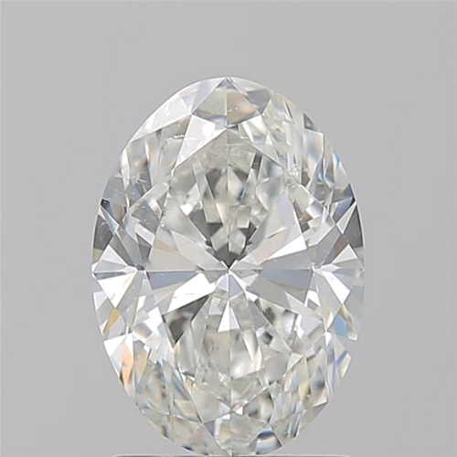 1.7 carat H-SI2 Natūralus Oval Deimantas (1)