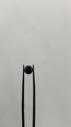 1.0 carat Fancy Black-VVS2 Excellent cut Natūralus Round Deimantas (1)