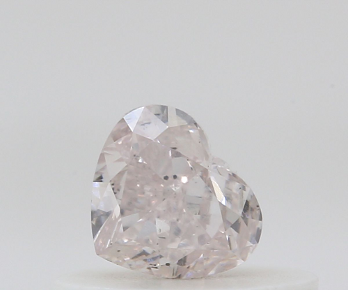 0.3 carat Light Pink-SI1 Natūralus Heart Deimantas (1)