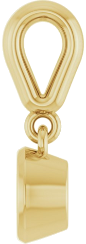 Pakabukas „Bezel-Set Charm“ 14k yellow gold Round 4.4mm (3)