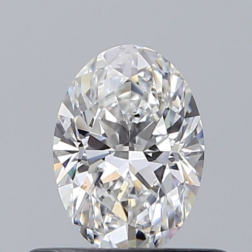 0.51 carat E-SI1 Natūralus Oval Deimantas (1)