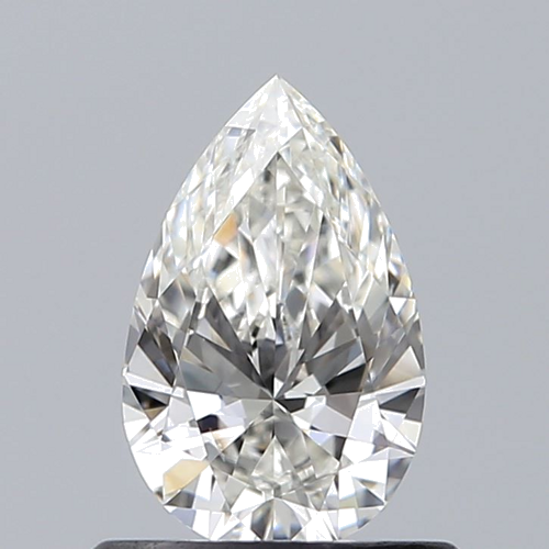 0.6 carat G-SI1 Natūralus Pear Deimantas (1)