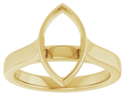 Sužadėtuvių Žiedas „Bezel-Set Solitaire“ 14k yellow gold Marquise 12.5mm x 6.5mm (3)
