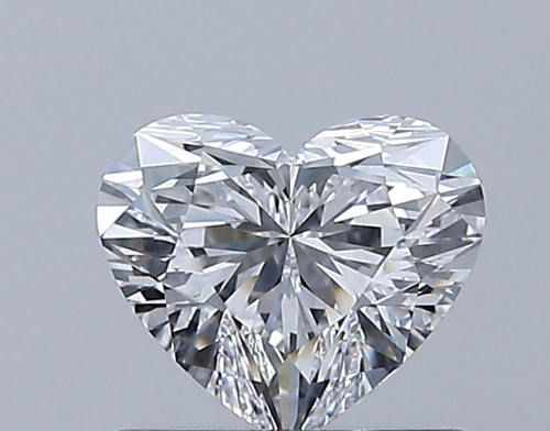0.7 carat D-IF Natūralus Heart Deimantas (1)