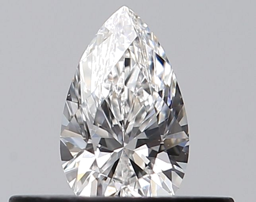 0.27 carat E-VVS1 Natūralus Pear Deimantas (1)
