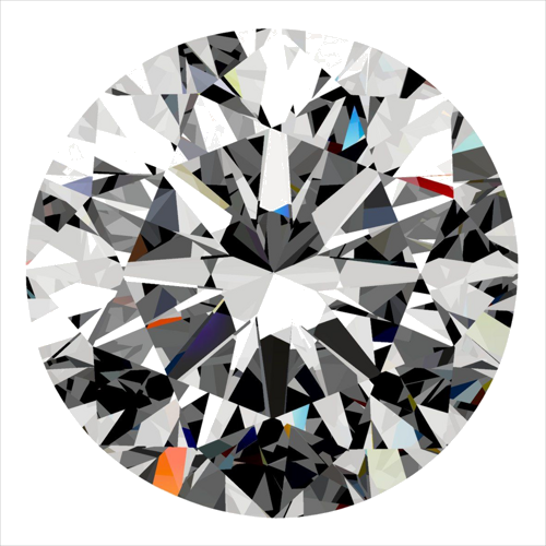 0.3 carat E-VVS2 Very Good cut Natūralus Round Deimantas (1)