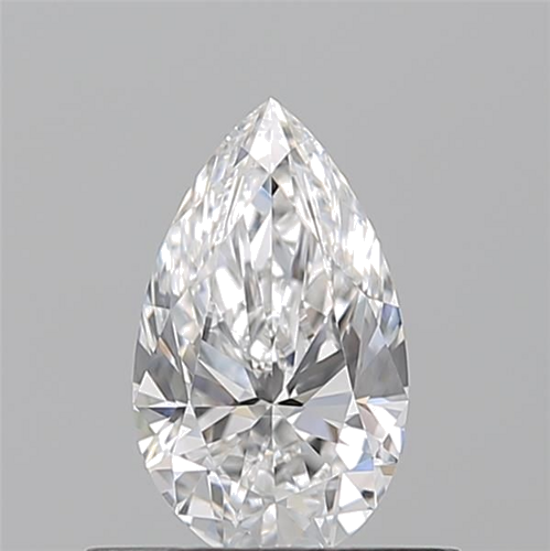 0.52 carat E-VVS2 Natūralus Pear Deimantas (1)