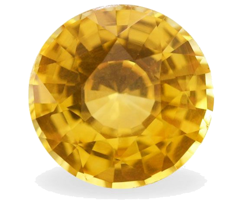 3.78 carat YELLOW Round Safyras (1)