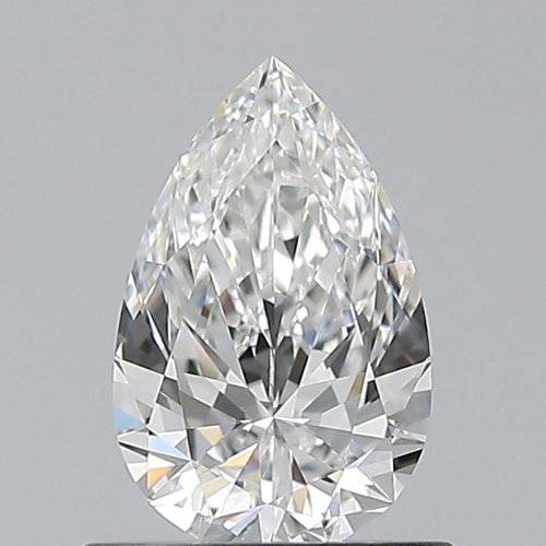 0.7 carat F-VS2 Natūralus Pear Deimantas (1)