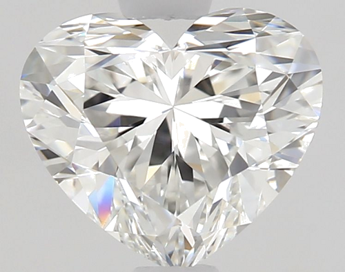 1.01 carat F-VVS2 Natūralus Heart Deimantas (1)