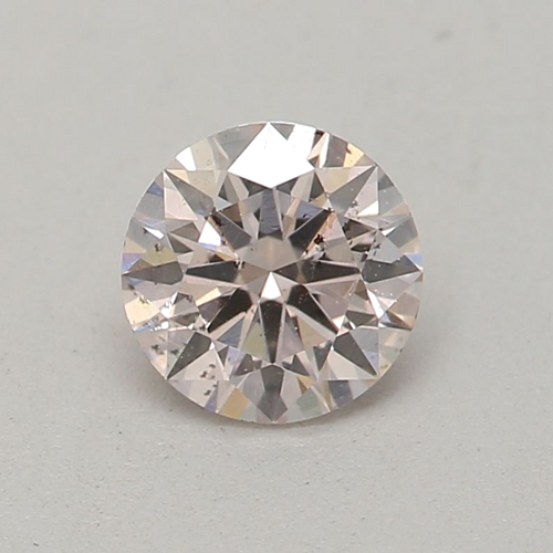 0.31 carat Very Light Pink-SI2 Excellent cut Natūralus Round Deimantas (1)