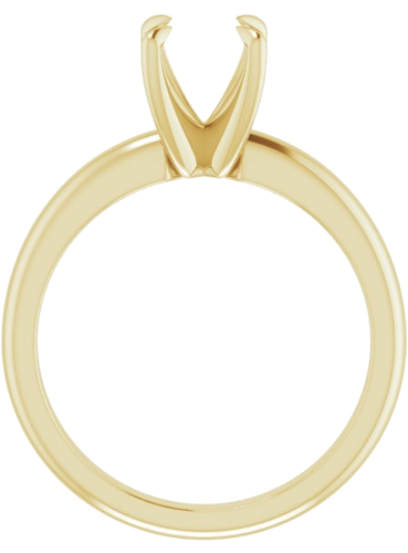 Sužadėtuvių Žiedas „Claw-Prong Solitaire“ 14k yellow gold Round 7mm (2)