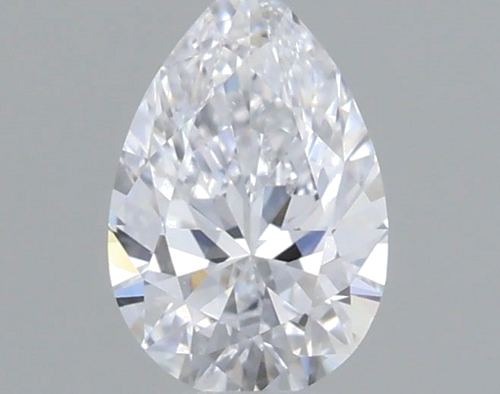 0.3 carat D-VS1 Natūralus Pear Deimantas (1)