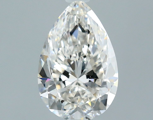 0.76 carat H-VVS1 Natūralus Pear Deimantas (1)