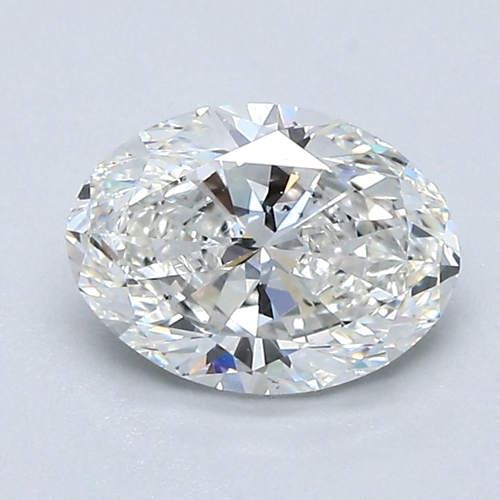 1.21 carat F-SI1 Natūralus Oval Deimantas (1)