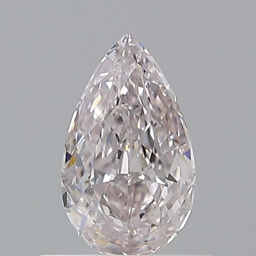 0.6 carat Fancy Light Pink-VVS2 Natūralus Pear Deimantas (1)