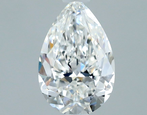 0.7 carat F-VS1 Natūralus Pear Deimantas (1)
