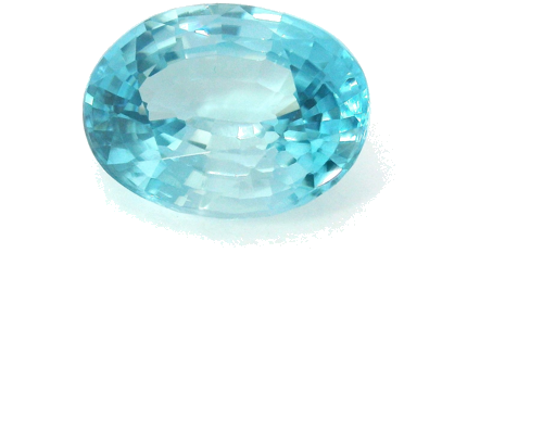 4.9 carat BLUE Oval Zircon (1)