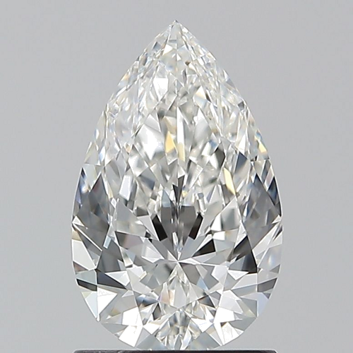 1.3 carat G-IF Natūralus Pear Deimantas (1)