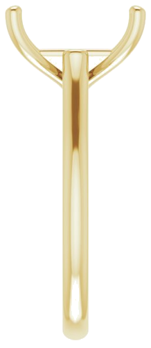 Sužadėtuvių Žiedas „Solitaire“ 585 Geltonojo Aukso Emerald 11mm x 9mm (4)