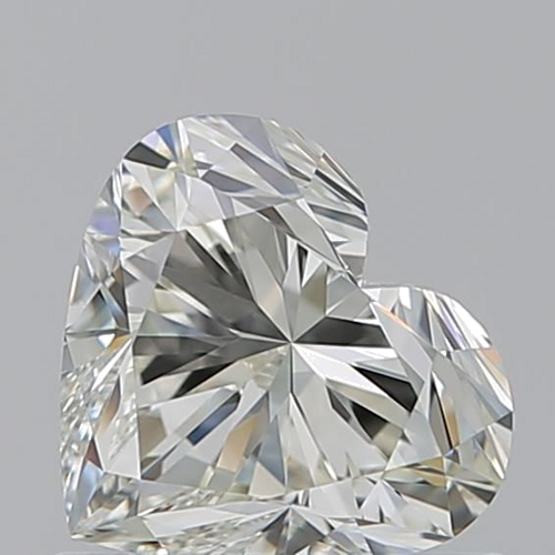 0.9 carat K-VVS1 Natūralus Heart Deimantas (1)