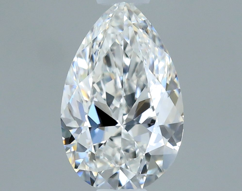 0.38 carat E-VVS1 Natūralus Pear Deimantas (1)