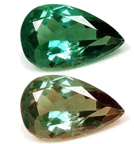 0.43 carat GREEN Pear Alexandrite (1)