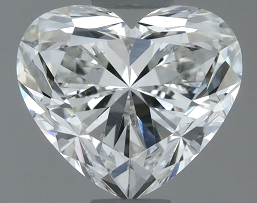 1.33 carat I-VS2 Natūralus Heart Deimantas (1)