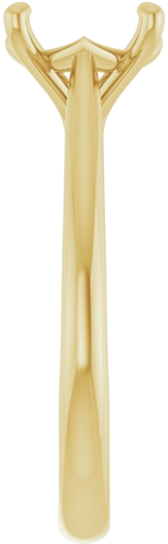 Sužadėtuvių Žiedas „Solitaire“ 18k yellow gold Round 8.2mm (4)