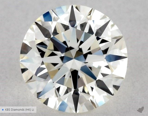 0.5 carat K-VVS1 Excellent cut Natūralus Round Deimantas (1)
