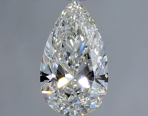 2.04 carat G-VVS2 Natūralus Pear Deimantas (1)