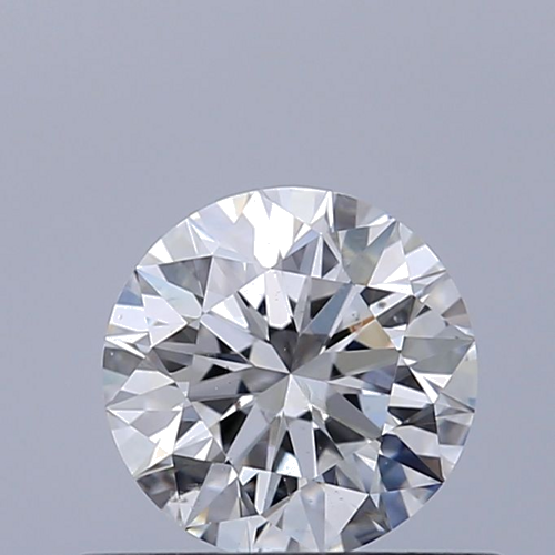 0.52 carat E-SI1 Excellent cut Natūralus Round Deimantas (1)