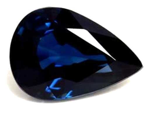 0.91 carat BLUE Pear Safyras (1)