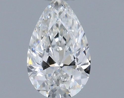 0.31 carat F-VVS1 Natūralus Pear Deimantas (1)