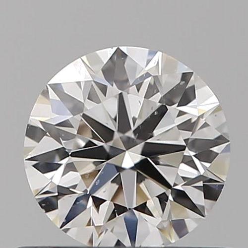 0.49 carat F-SI1 Excellent cut Natūralus Round Deimantas (1)