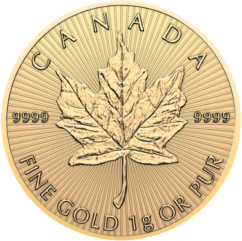 25 x 1 g Maplegram 2025 Canada Gold Maple Leaf Coins (6)