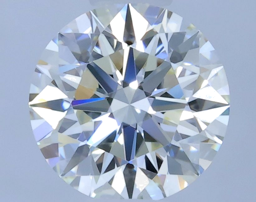 0.51 carat K-VVS2 Excellent cut Natūralus Round Deimantas (1)