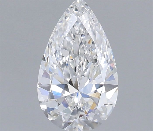 0.7 carat D-VVS1 Natūralus Pear Deimantas (1)