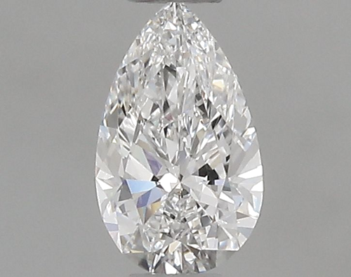 0.33 carat D-VVS2 Natūralus Pear Deimantas (1)