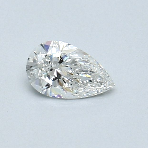 0.3 carat F-VVS2 Natūralus Pear Deimantas (1)