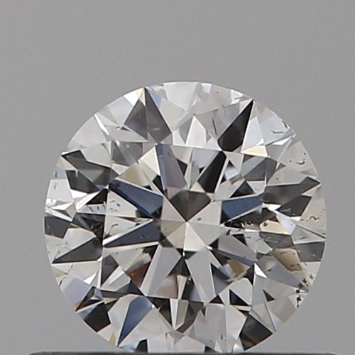 0.42 carat F-SI2 Excellent cut Natūralus Round Deimantas (1)