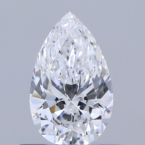 0.5 carat D-SI1 Natūralus Pear Deimantas (1)