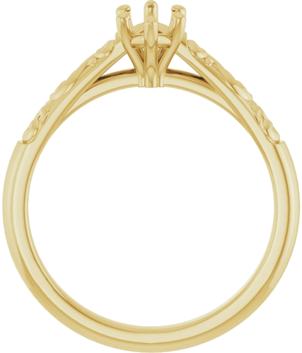 Sužadėtuvių Žiedas „Solitaire“ 14k yellow gold Marquise 8mm x 4mm (2)
